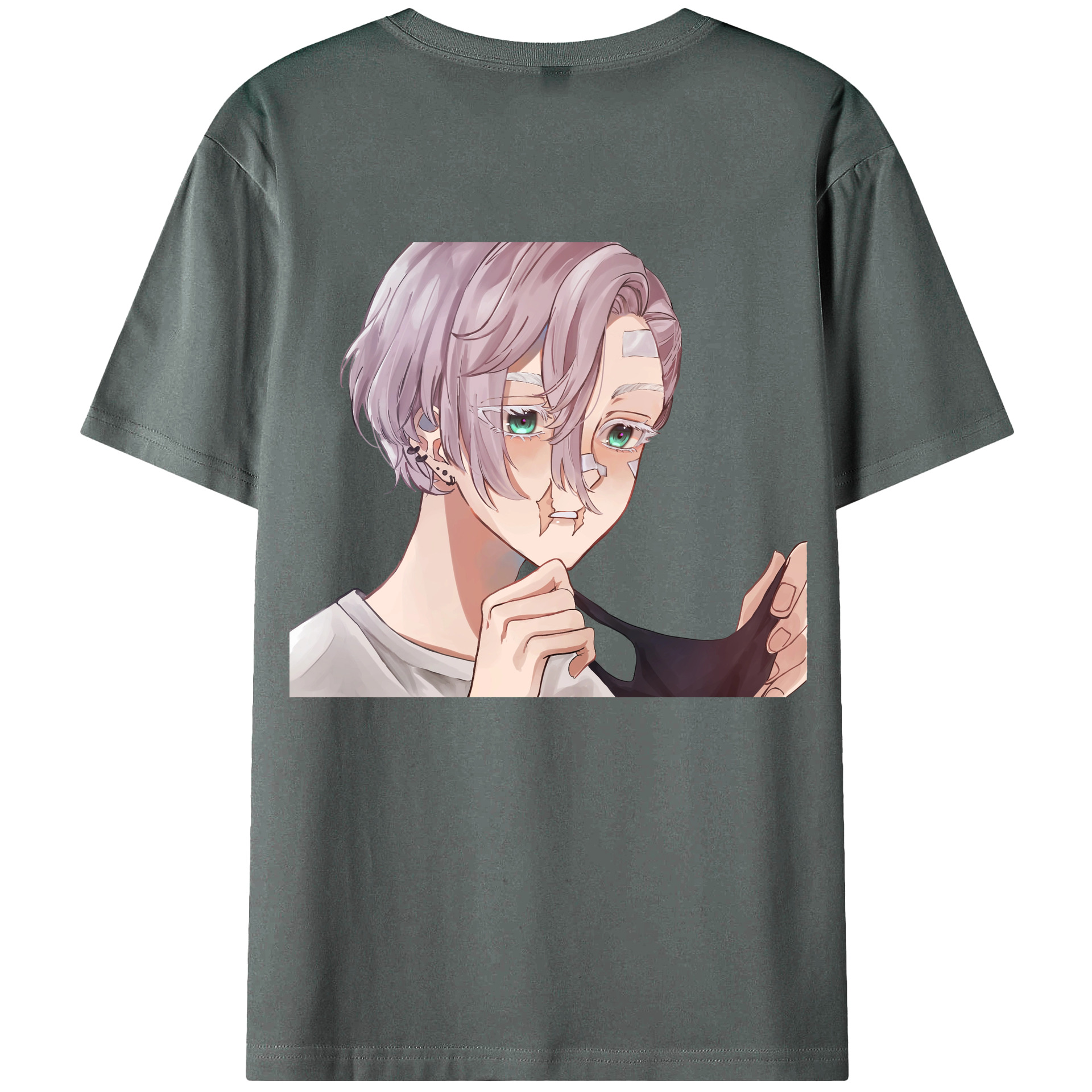 （画像用） 東京リベンジャーズ Tokyo Revengers 綿100％ メンズ半袖Tシャツ（バックプリント） 通気性